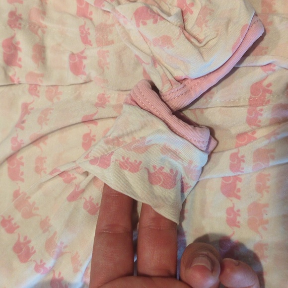 Magnetic Me | Pink Elephant Print | Size 0-3 Months | Pajama - Picture 3 of 8